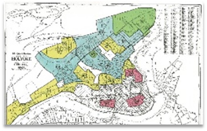 Holyoke redlining map